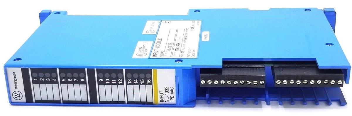 Used WESTINGHOUSE NL-1032 INPUT MODULE STYLE NO. NL1032, 7381A86 G01 C, 120 VAC