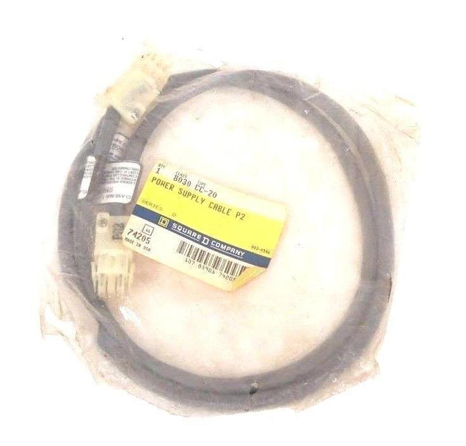 Used NIB SQUARE D 8030-CC-20 SERIES. D POWER SUPPLY CABLE P2
