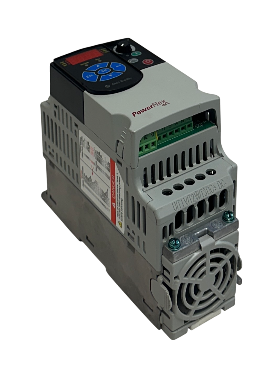 Used ALLEN BRADLEY 22F-D1P5N103 /A PowerFlex 4M AC DRIVE 0.4kW/0.5HP 380-480V USNP
