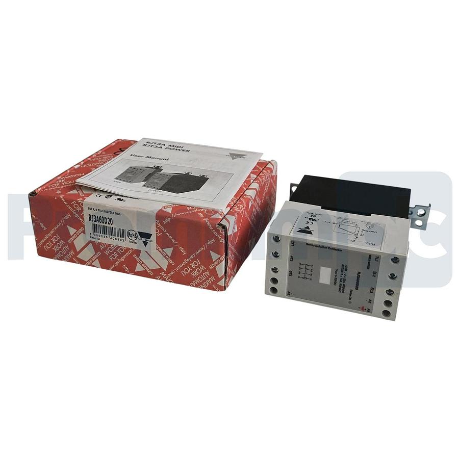 Carlo Gavazzi RJ3A60D20 | RJ3A Solid State Relay 3-Phase 20A 600VAC 5-32VDC NSMP