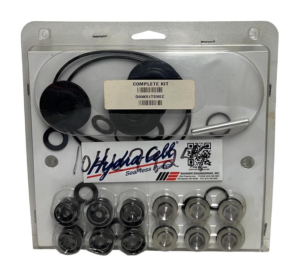 Used Hydra-Cell WANNER D03K51TSNEC Complete Seal-less Pump Kit OEM NSFS