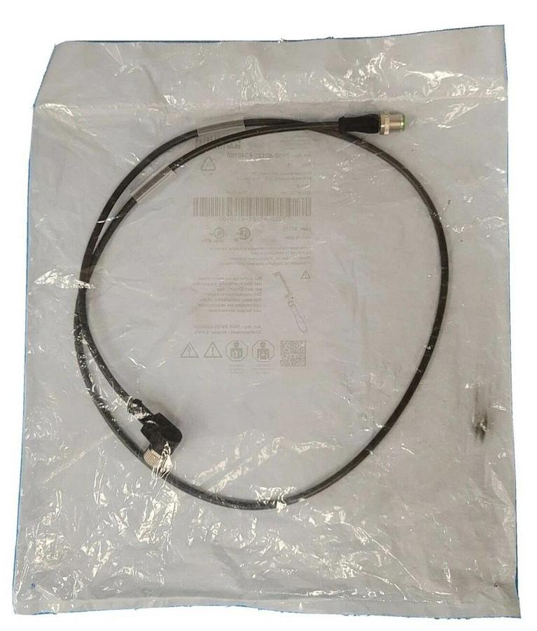 Used NEW MURR ELEKTRONIX 7000-40121-6340100 M12 MALE 0° / M12 FEMALE 90°