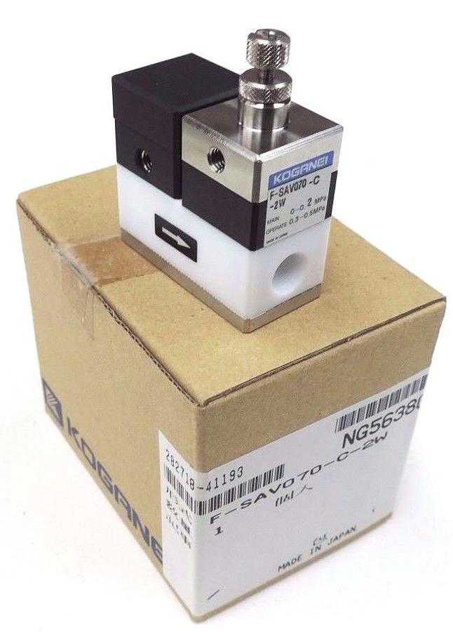 Used NIB KOGANEI F-SAV070-C-2W AIR OPERATED VALVE FSAV070C2W