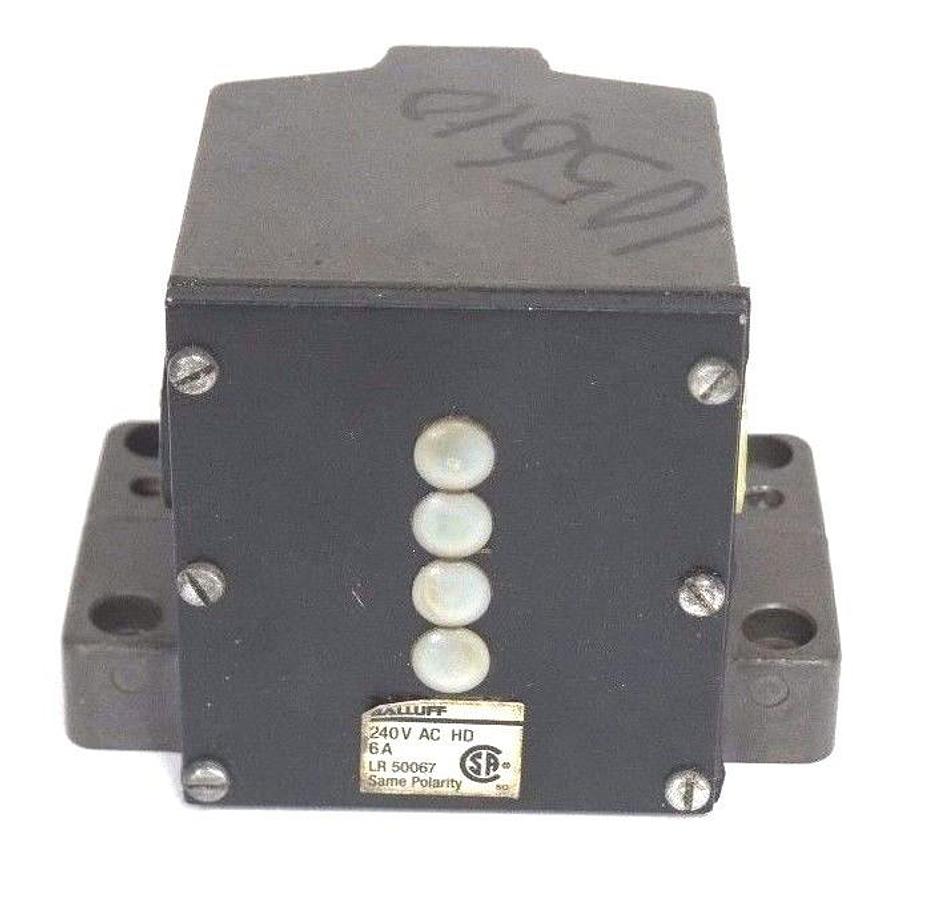 Used BALLUFF BNS-519-D04-D12-100-10-FD PROXIMITY SWITCH 240VAC, 6A, BNS519D04D12100