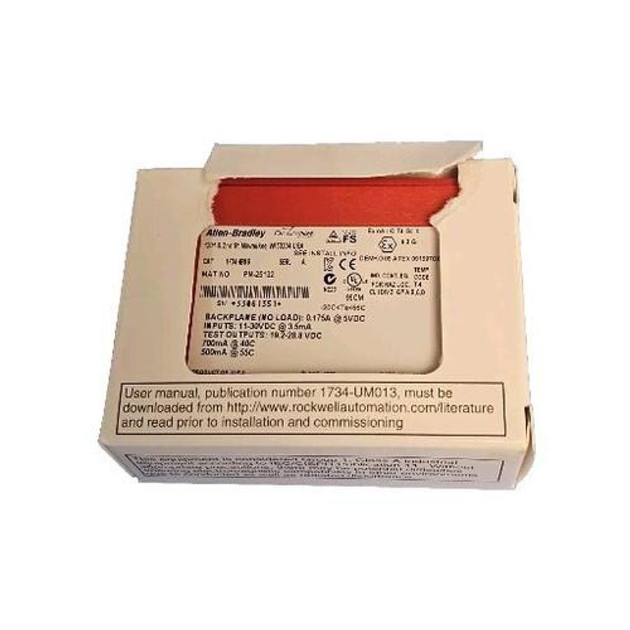 Used NIB ALLEN BRADLEY 1734-IB8S DIGITAL SAFETY INPUT MODULE SER. A