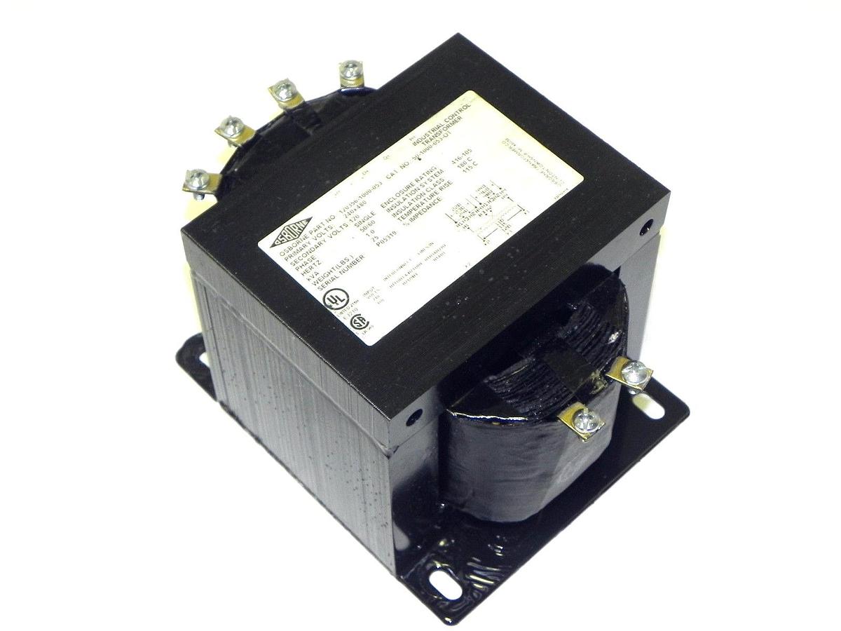 Used NEW OSBORNE 120356-1000-053 TRANSFORMER CAT. NO: 50-1000-053-OT SINGLE PHASE