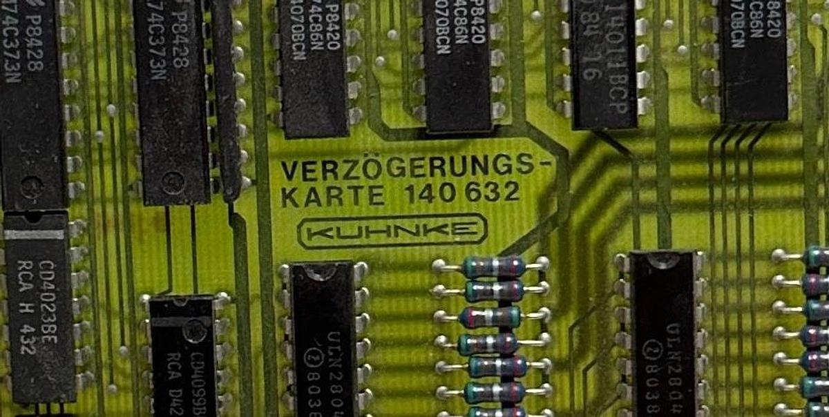Used KUHNKE 140 632 / 140632 OEM DELAY CARD / MODULE USNP