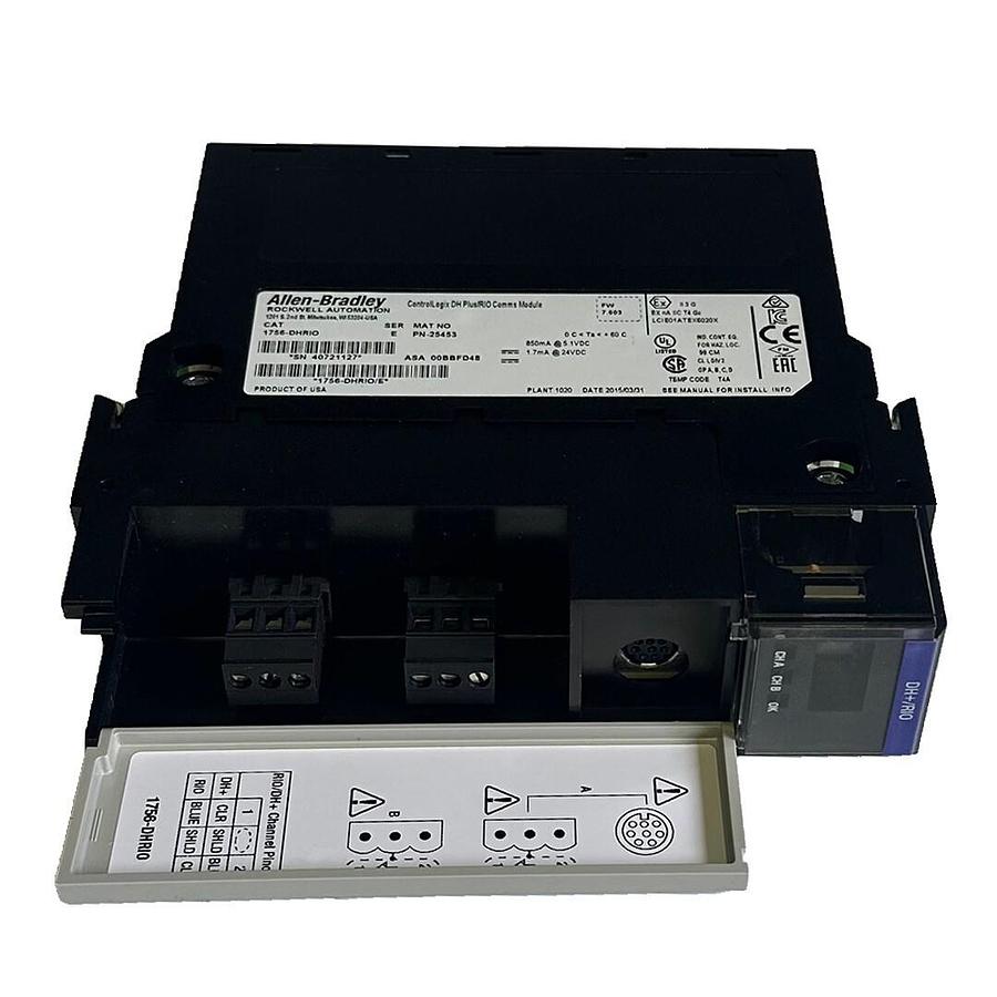 Used ALLEN BRADLEY 1756-DHRIO /E ControlLogix DH Plus/RIO COMMS MODULE 1756DHRIO