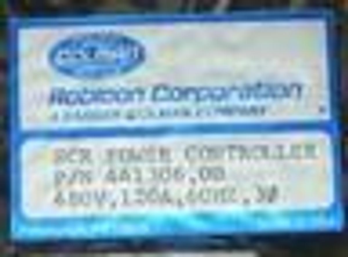 Used BARBER COLMAN 441306.00 SCR POWER CONTROLLER 480V, 120A, 60Hz