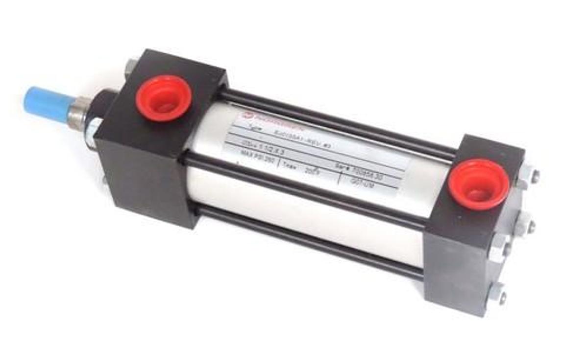 Used NEW PARKER EJ0155A1 REV #3 PNEUMATIC CYLINDER 1 1/2" BORE X 3" STROKE