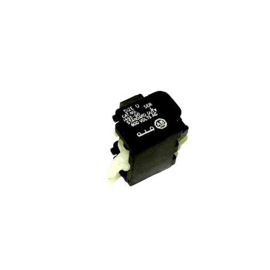 Used 4 ALLEN BRADLEY 1495-G0 SER. L AUXILIARY CONTACTS SIZE 0 600VAC 1495G0 1495GO
