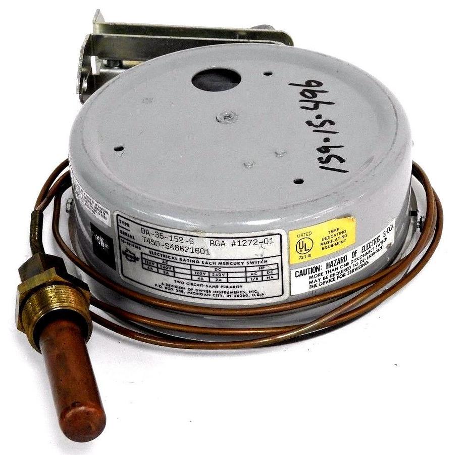 Used NEW MERCOID DA-35-152-6 PRESSURE SWITCH RGA #1272-01, DA351526