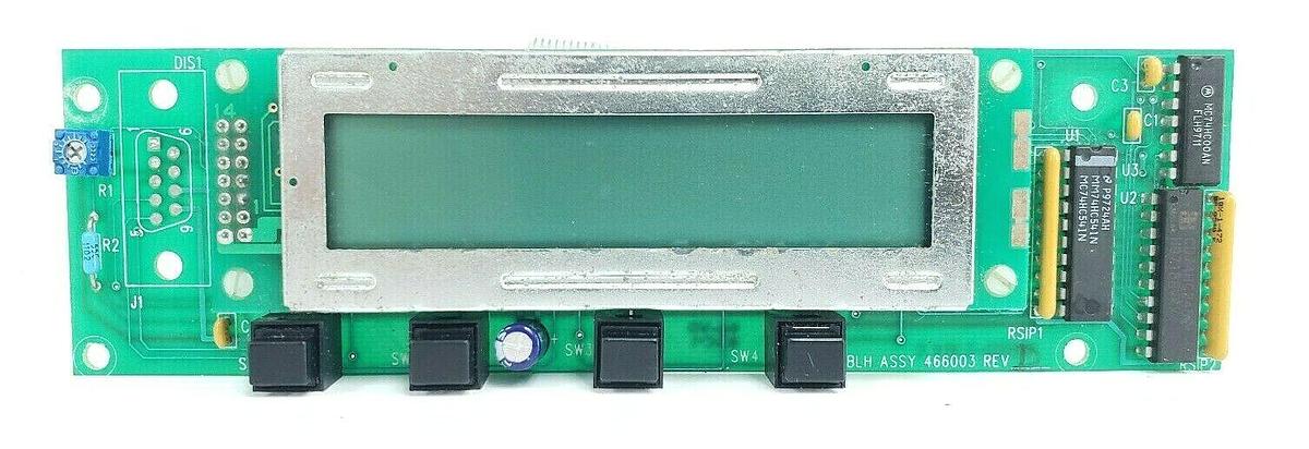 Used GENERIC BLH ASSY 466003 REV. D BOARD W/ DISPLAY 466002-3 REV. C, 466022-1 CABLE