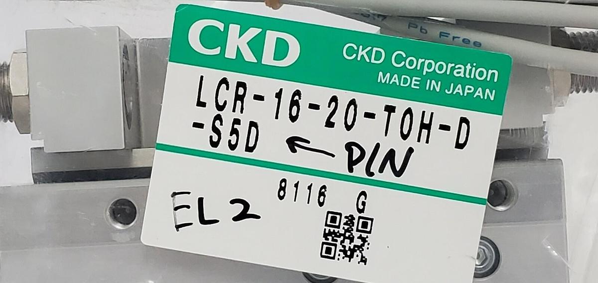 Used NEW CKD LCR-1620S5D LINEAR SLIDE CYLINDER LCR-16-20-T0H-D-S5D