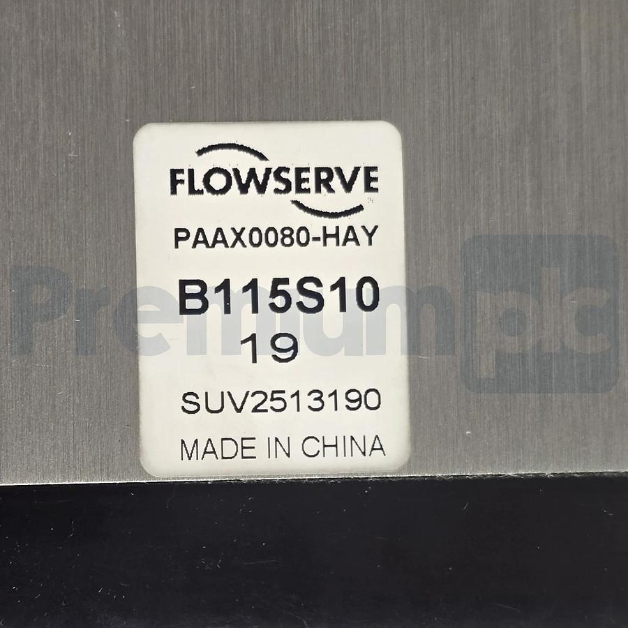 Flowserve Automax B115S10 Butterfly Valve Assy. 3-3/4" w/ Actuator 150 PSIG NSNP