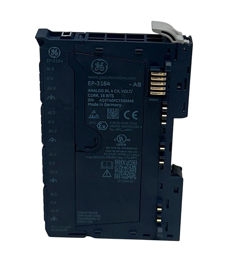 Used GE EP-3164-AB / EP-3164 ANALOG INPUT MODULE 4-CHNL VOLTAGE CURRENT RSTi-EP NSMP