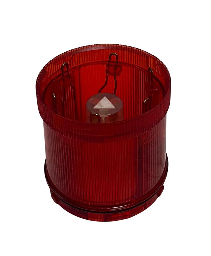 Used 10 WERMA 641 100 00 / 64110000 PERMANENT LIGHT ELEMENTS RED 240VAC/DC 7W USNP