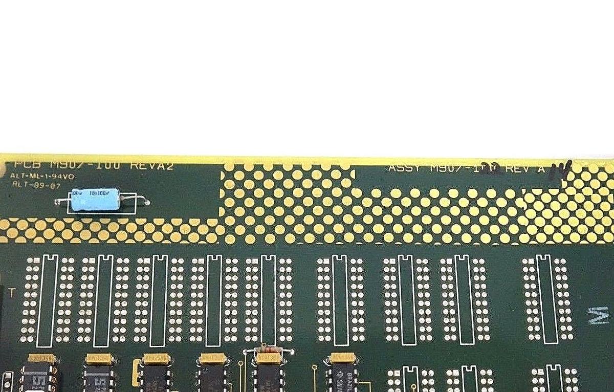 Used AEG MODICON M907-122 MEMORY MODULE REV A14, PCB M907-100 REV A2