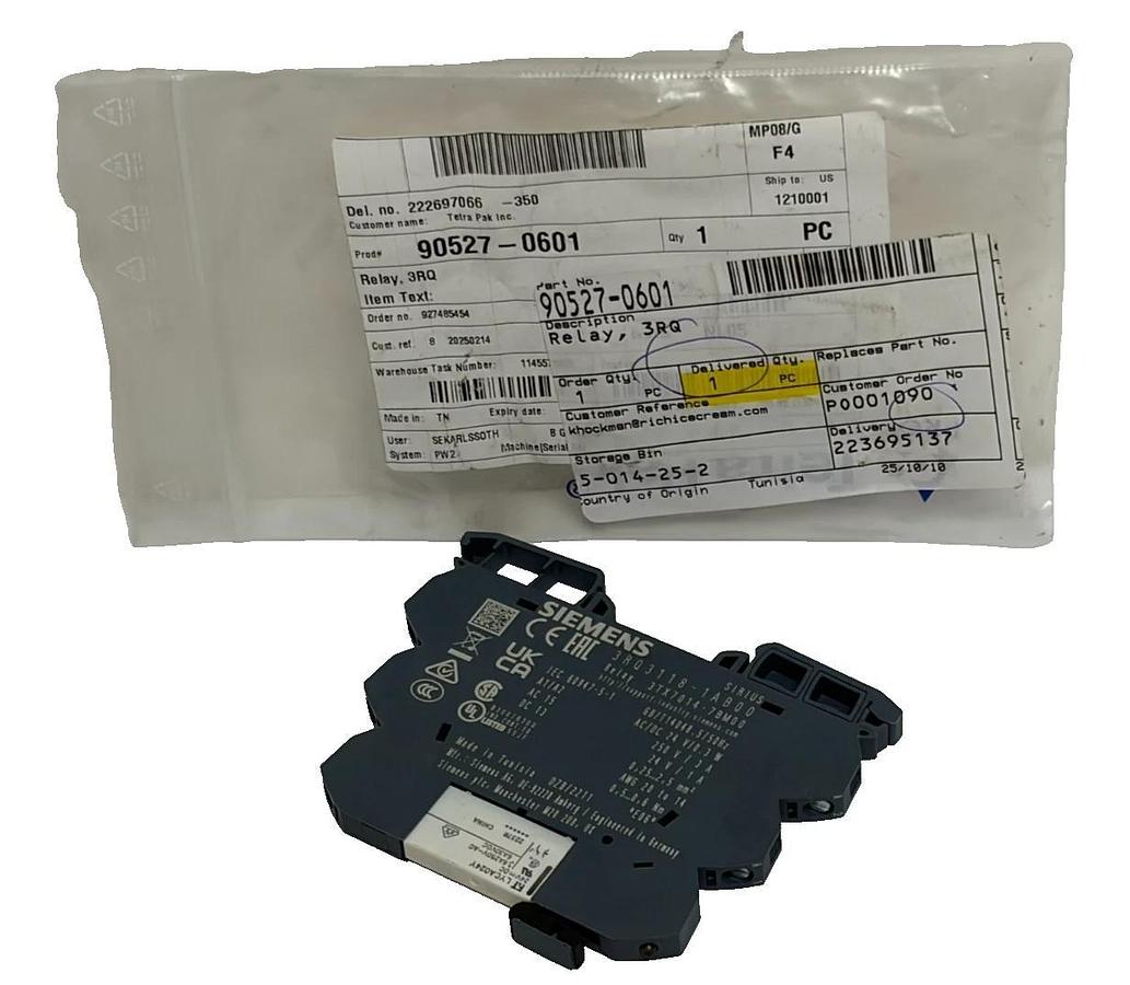 Genuine Tetra Pak 90521-0601 Siemens Sirius 3RQ3118-1AB00 Interface Relay
