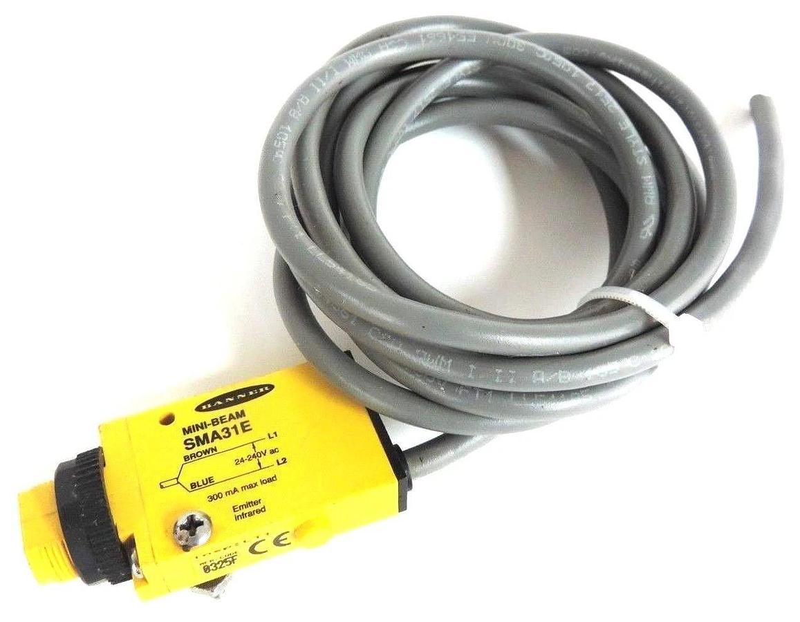 Used BANNER SMA31E PHOTOELECTRIC MINI BEAM SCANNER