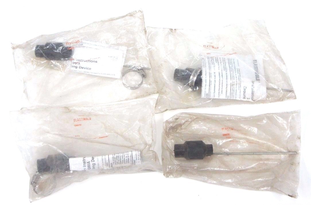 LOT OF 4 NEW ELASTIMOLD 20MAFBG GROUNDING DEVICES