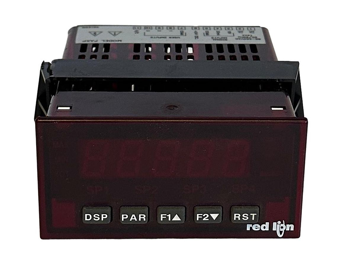 Used NEW RED LION PAXP0000 MODEL PAXP DIGITAL PANEL METER 85-250VAC 50/60Hz 14VA