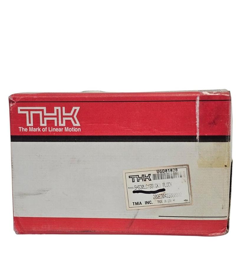 Used NIB THK SHS30LC1SS (GK) BLOCK LINEAR GUIDE STANDARD BALL BEARING BLOCK