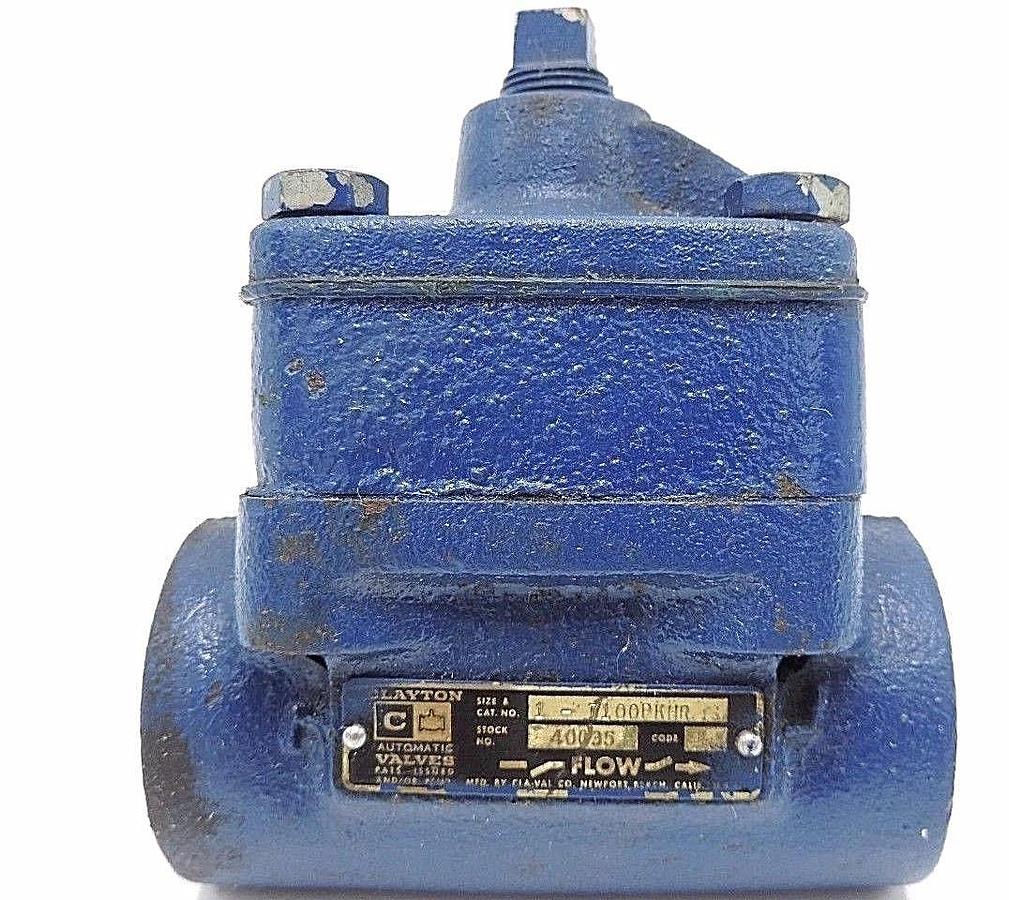 Used CLAYTON 7100PKHR CLA VAL DIAPHRAGM VALVE 1" 40035