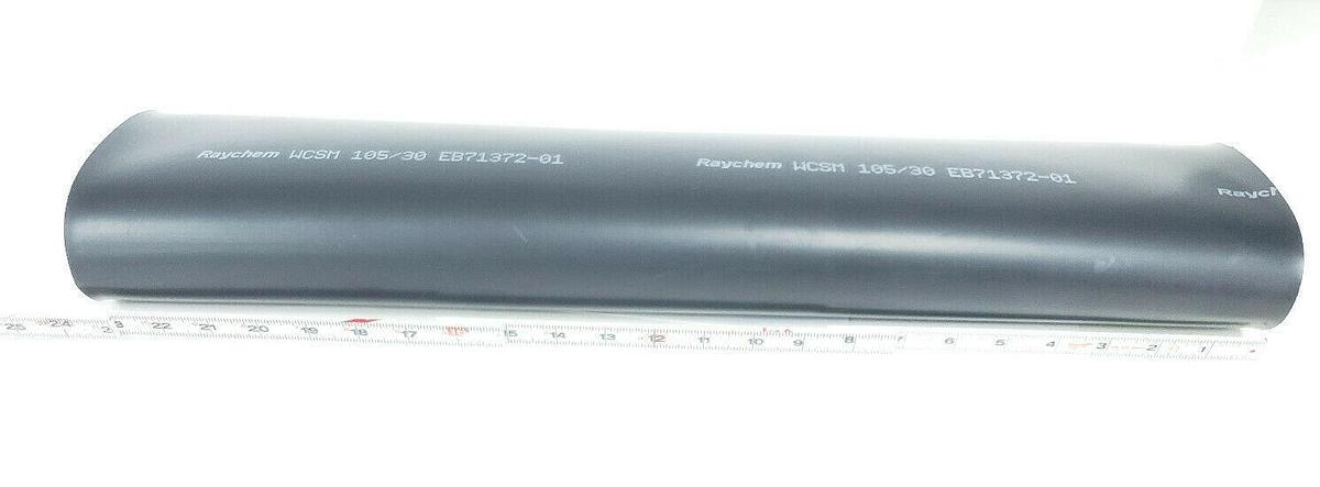 Used RAYCHEM HEAT SHRINK WCSM 105/30 EB71372-01 23.75" & (4) WCSM 43/12 EC71951-16 8"