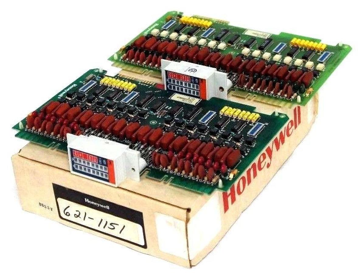 Used LOT OF 2 HONEYWELL 621-1151 INPUT MODULES 115VAC, 6211151