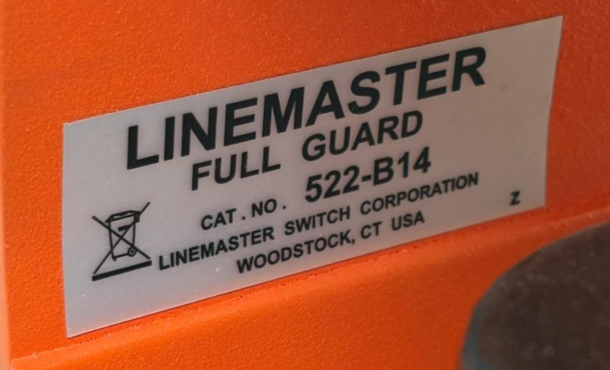 Linemaster 522-B14 Full Guard Foot Switch Clipper 632-S 20A 1HP 125-250V Wired