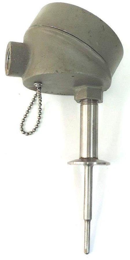 Used BURNS ENGR 385 TEMPERATURE SENSOR THERMOCOUPLE 6 1/2" PROBE
