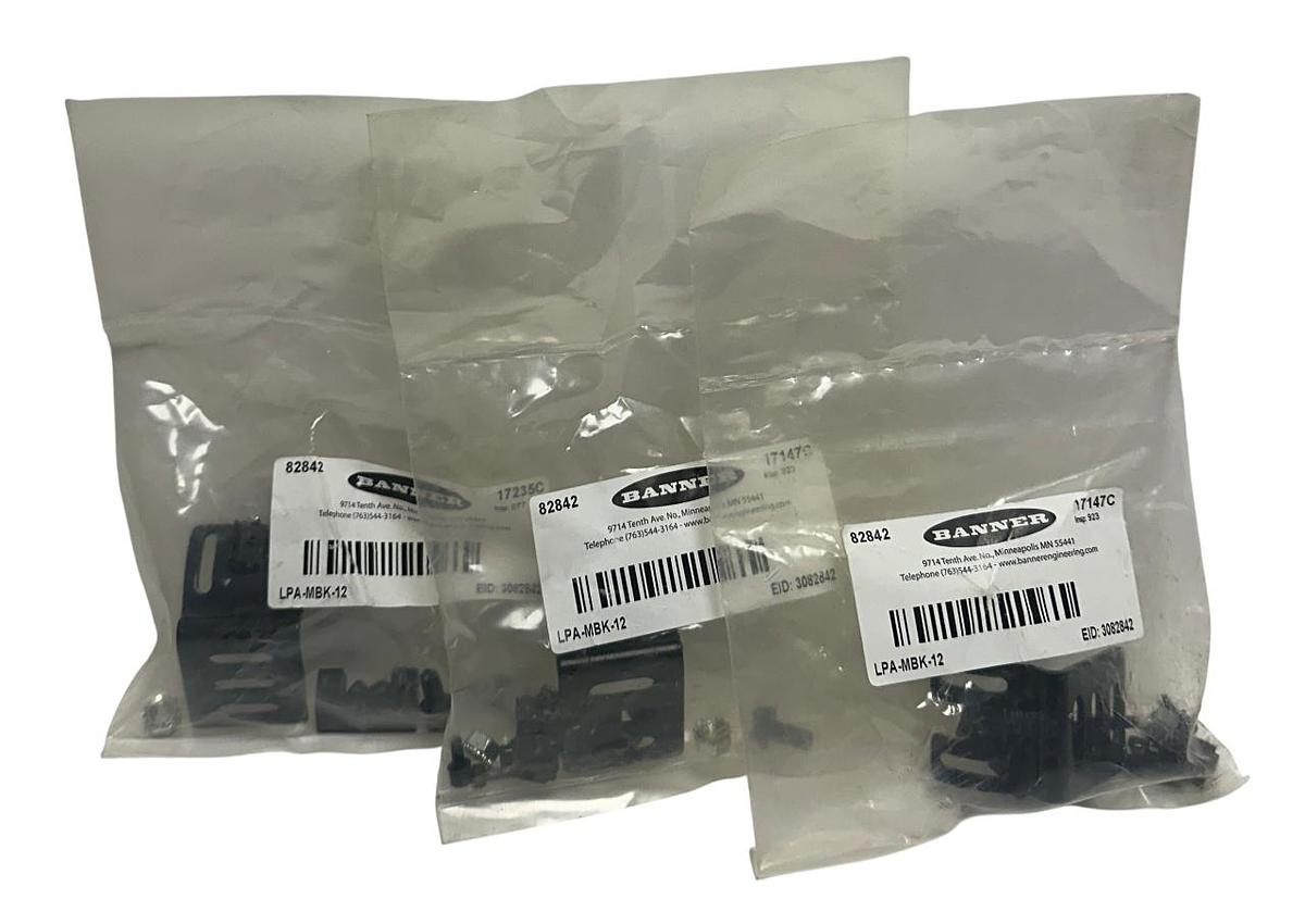 4 BANNER EZ-SCREEN BRACKET KITS 82842 / 82841 / LPA-MBK-12 / LPA-MBK-11 OEM NSFS