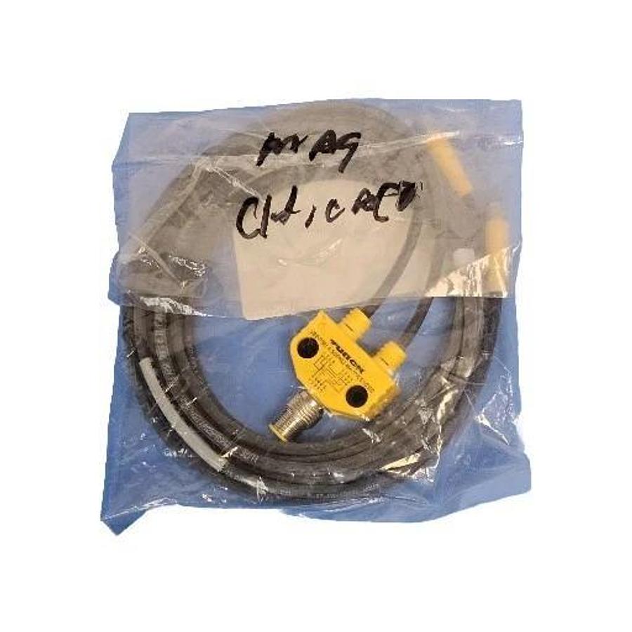 Used NEW TURCK VB2-FSM 4.5/2PKG 4M-2/2/CS10352 SPLITTER/TEE ID NUMBER: U0871-62