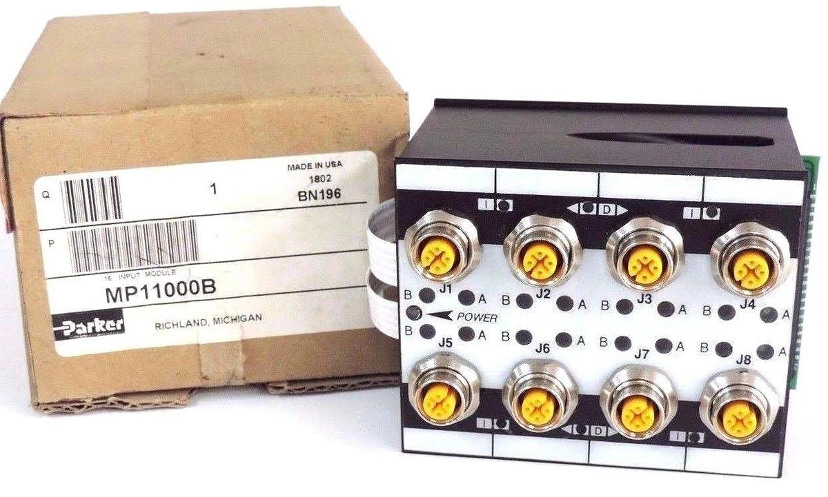 Used NIB PARKER MP11000B 16 INPUT MODULE SBCF0243, SBCF0127 REV. E BOARDS