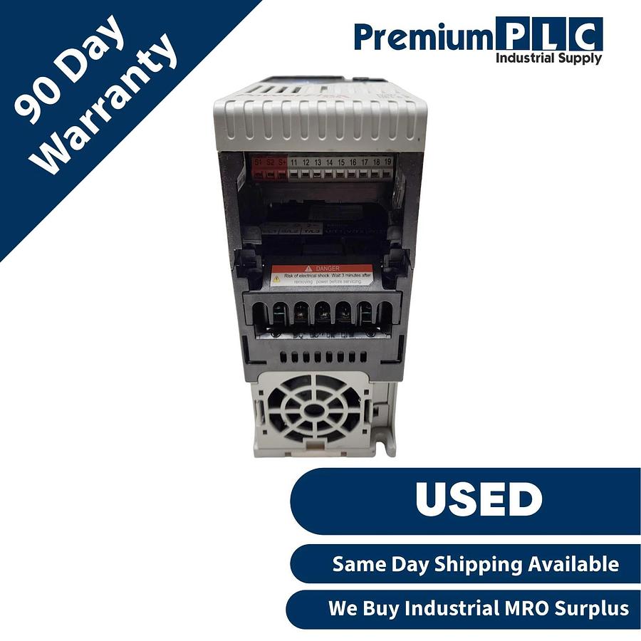 Used ALLEN BRADLEY 25B-D6P0N114 /A PowerFlex 525 AC DRIVE 2.2kW/3HP 480VAC FRN. 4.001 884951886025