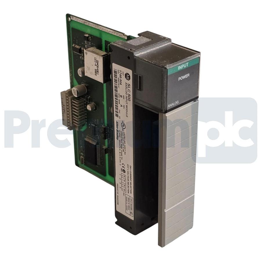Used Allen-Bradley 1746-NI4 /B SLC 500 4-Ch Analog Input Module Rev. A 1746NI4 USPI
