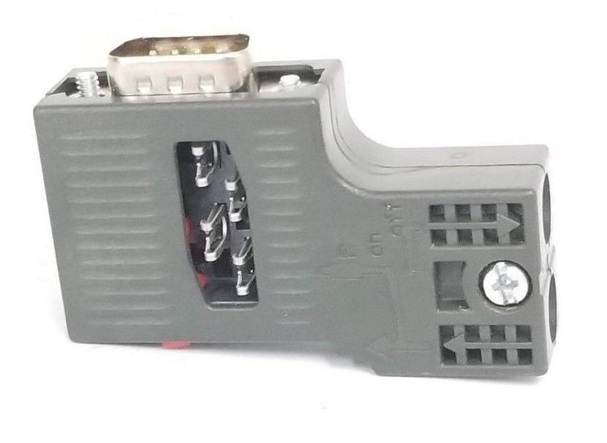 Used SIEMENS 6ES7972-0BA51-0XA0 CONNECTOR PLUG PROFIBUS 90DEGREE, 6ES79720BA510XA0