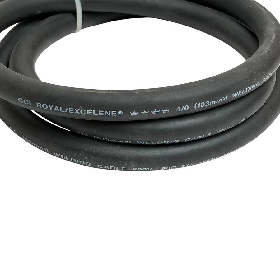 CCI Royal Excelene 4/0 AWG Welding Cable Battery Jumper Leads Pair Lug Terminals