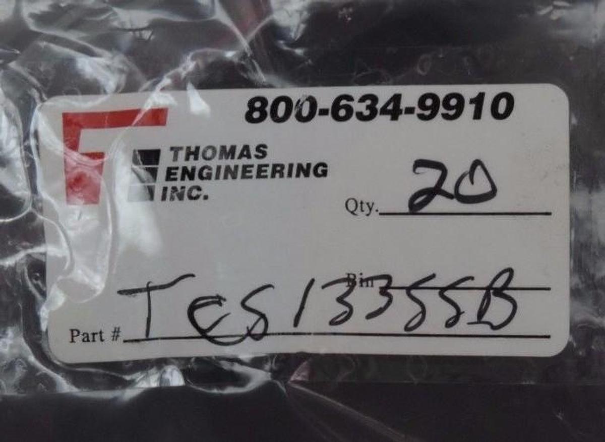 Used LOT OF 20 THOMAS ENGINEERING TCS13355B PLENUM INLET SEAL 2-1/4"' W, 32" LENGTH