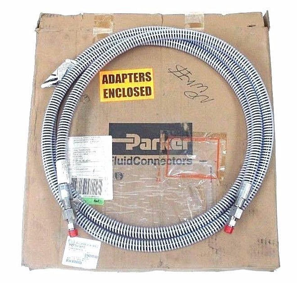 Used NIB PARKER PHCP32010553 HOSE: 2380N-05V71, 168.00 IN, W/ YA01-8-6C ADAPTER