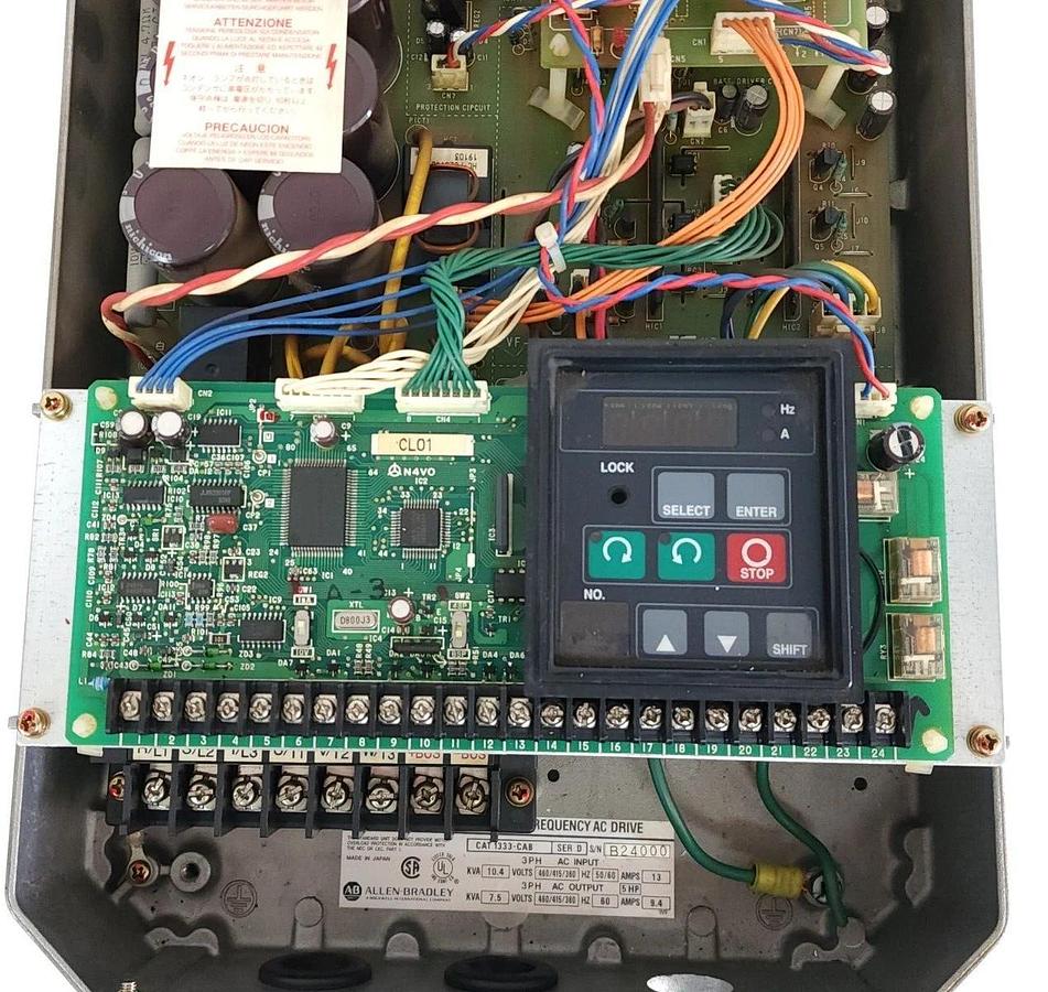 REPAIRED ALLEN BRADLEY 1333-CAB /D ADJUSTABLE AC DRIVE 10.4kVA 5HP 1333CAB