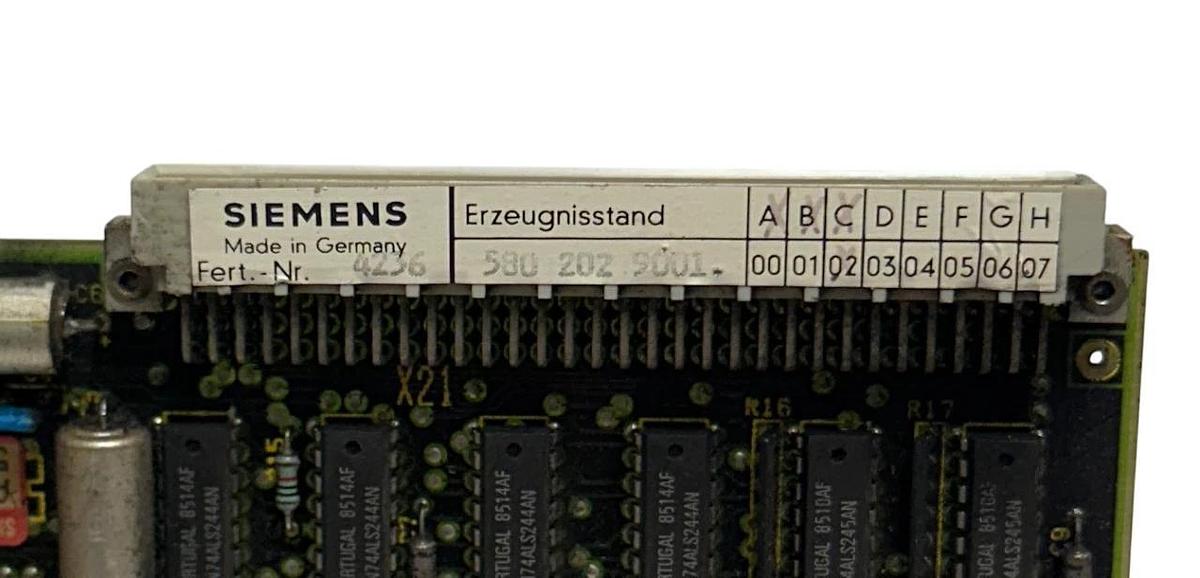 Used SIEMENS 580 202 9001 / 5802029001 SINUMERIK SERVO INTERFACE BOARD USNP