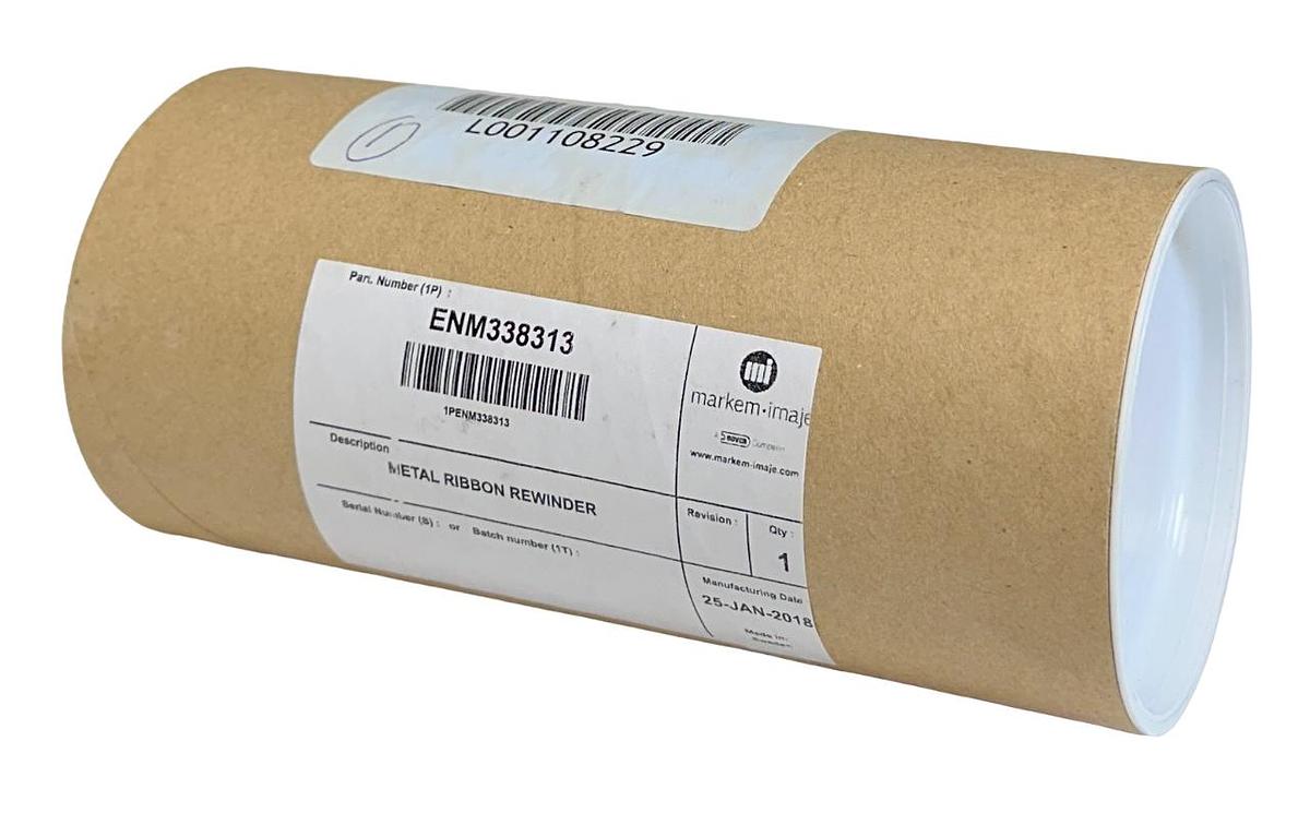 Used NEW MARKEM-IMAJE ENM338313 OEM METAL RIBBON REWINDER FOR PRINTER NSMP