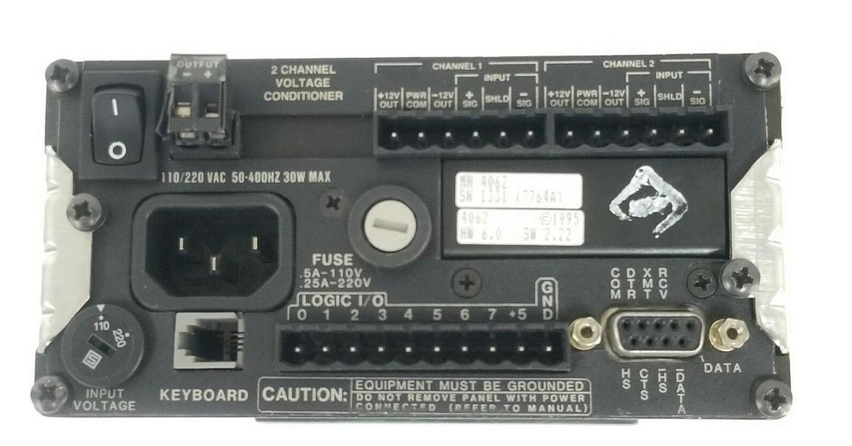 Used DAYTRONIC 4062 SERIES CONTROLLER 4062 HW: 6.0, 110/220 VAC 50-400HZ 30W MAX