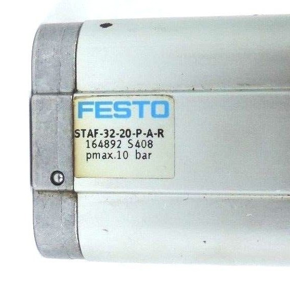 Used FESTO ELECTRIC STAF-32-20-P-A-R AIR CYLINDER STOPPER STAF3220PAR