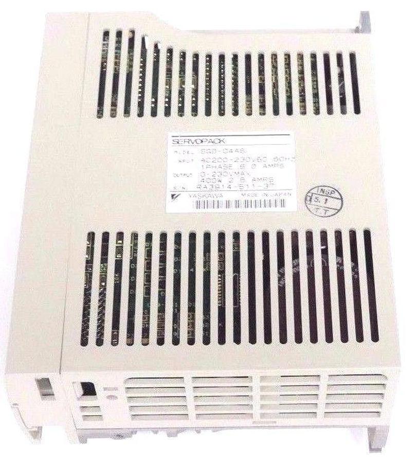Used NIB YASKAWA SERVOPACK SGD-04AS SERVO DRIVE 1 PHASE, 6AMPS SGD04AS