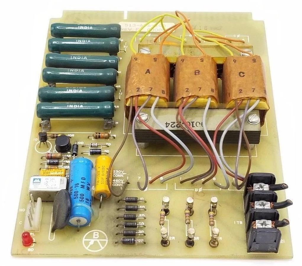 Used BURTON 513-676-100 CIRCUIT BOARD 3FCTPLD REV. F, 413-128-100