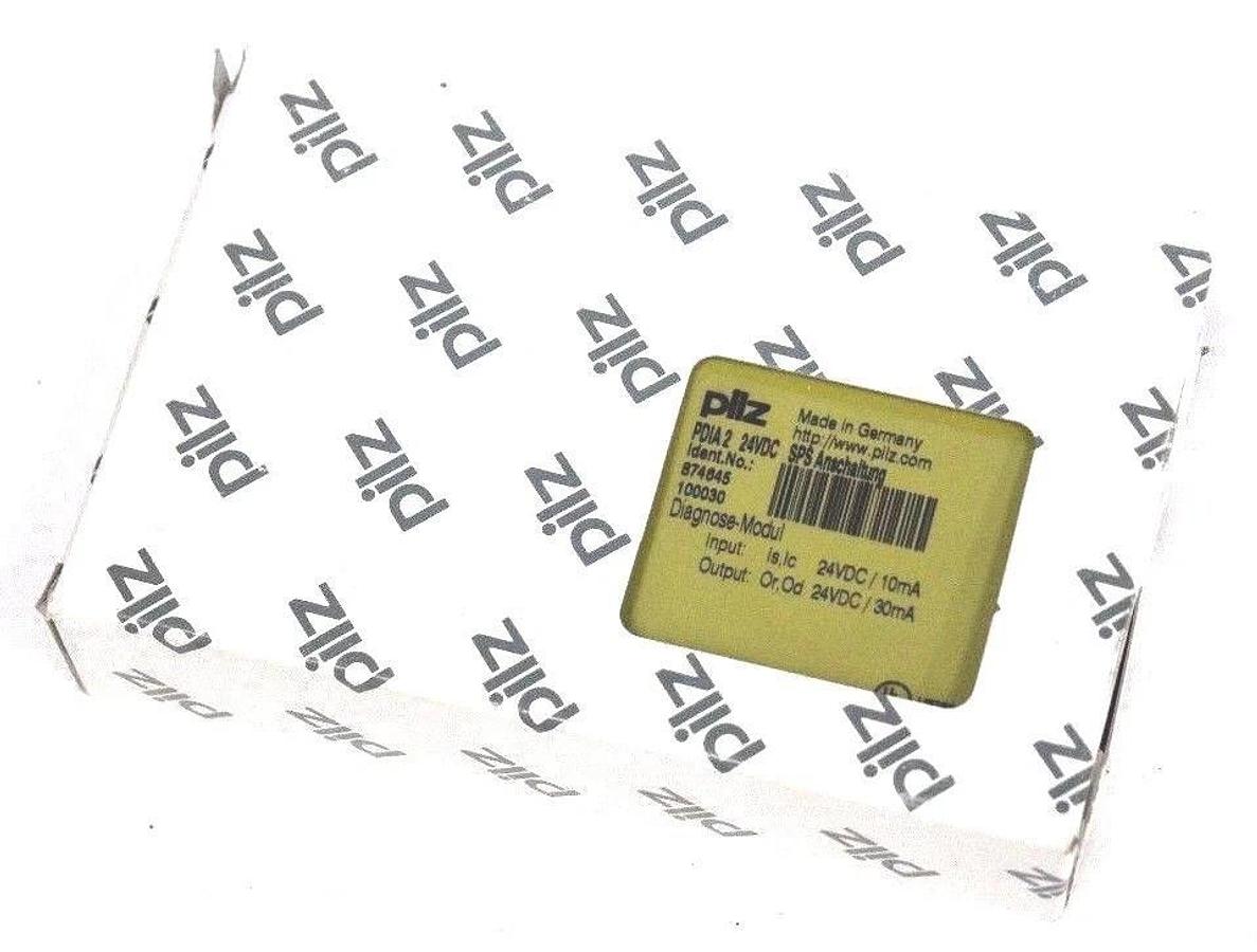 Used NIB PILZ PDIA-2 DIAGNOSE MODULE PDIA2 IDENT. NO. 874645, 100030, 24VDC