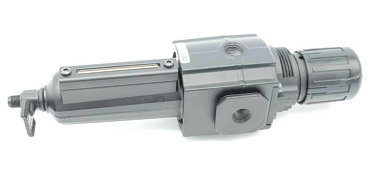 Used NORGREN EXCELON B73G-2AK-QD1-RMN FILTER/REGULATOR 1/4 NPT